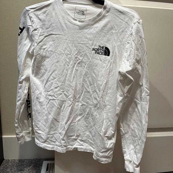 The North Face Tops - North face white size S long sleeve tee